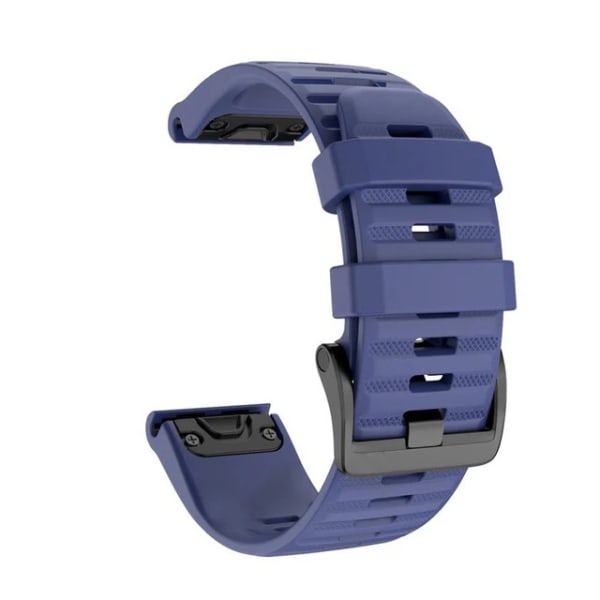 26 22 20MM silikonarmband för watch för Garmin Fenix ​​6X 6 6S Pro 7X 7 Easyfit Armband Fenix ​​5 5X 5S Plus Smartwatch Armband Midnight blue 26mm Fenix 6X 6XPro