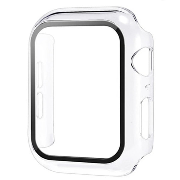 Glas+ Cover För Apple Watch case 9 8 7 6 SE 5 3 iWatch Tillbehör Skärmskydd Apple Watch Series 44mm 40mm 41mm 45mm 42 38mm Transparent 19 Series 654 SE 40MM