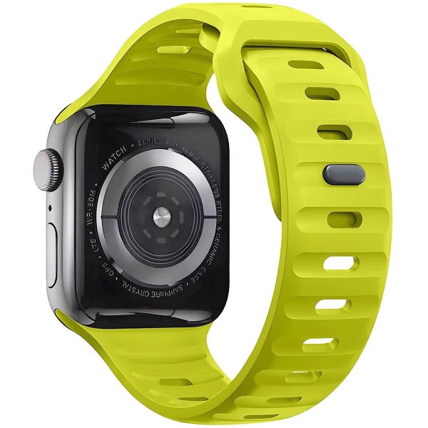 Silikonrem+ case För Apple Watch Case 44mm 45mm 41mm 40mm Skärmskydd Byt till Ultra For iWatch Series 8 7 SE 6 5 3 19 light blue-Grey Series456 SE 44MM