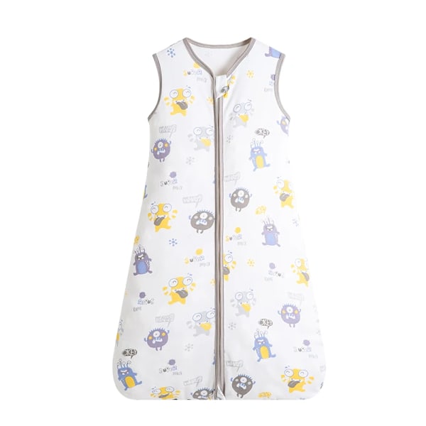 Baby sovepose til nyfødte baby bærbar tæppe 0,5 Tog sommer 100% bomuld print vest sovepose baby drenge piger 0-3 år space S(65cm)