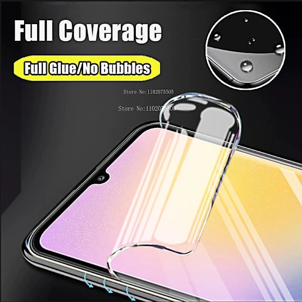 3Pcs Hydrogel Film För Samsung Galaxy A25 A15 A35 A55 A05s A54 A34 A24 A14 A04s Skärm Skyddsfilm Inga Glas For Samsung A04S Hydrogel Film