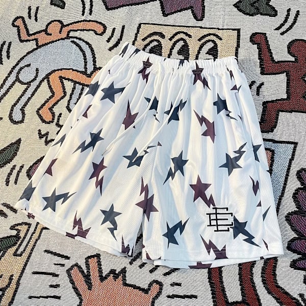 Sommaren Män Pyjama Byxor Strand Shorts Andas Knä Längd Byxor Loose Casual Thin Home Ren Bomull Silk Plus Storlek White M