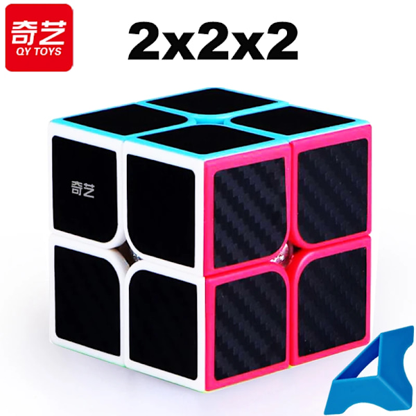 QiYi Magic Cube 3x3 2x2 4x4 5x5 Spejl Pyraminx Skewb SQ1 3×3 Special Professionel Hastighedspuslespil 3x3x3 Børnelegetøj Cubo Magico 2x2x2 carbon fiber