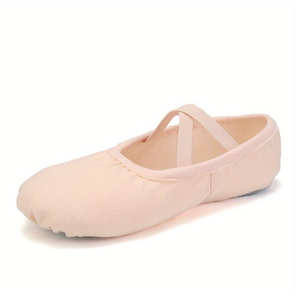 Solida balettskor för flickor, klassiska halkfria ventilerande skor för flickor Barn Toddler inomhusprestanda pink CN30(EU31.5)