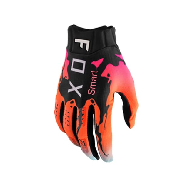 Cykelhandskar för män fox Off-road MX BMX ATV MTB Cykelhandskar Enduro DownHill Racing Rider Bike Handskar Motocross Orange---222 M