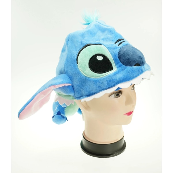 Anime Stitch Hat Plysch docka Leksak Söt Hund Långben bomull Varm hatt Cosplay Cap för vintern Håll dig varm för vuxen flicka Pojke goofy