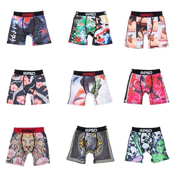 Sexigt print Herr Underkläder Boxer Cueca Man Trosor Underkläder Herr Kalsonger Trosor Boxer Boxershorts S-XXL P59 S