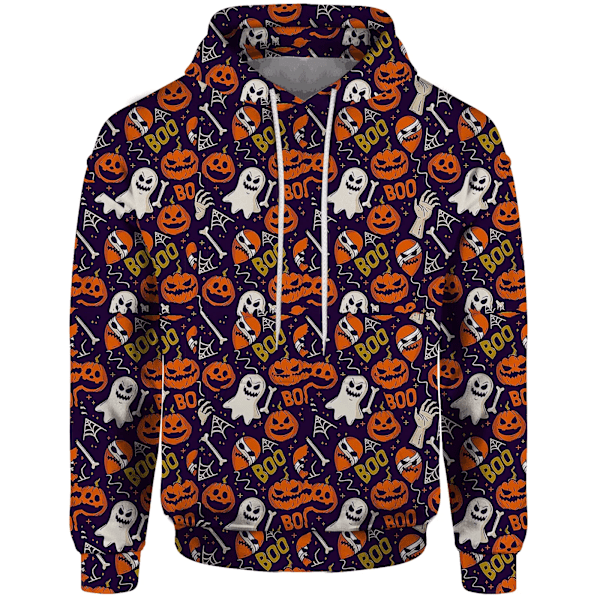 Frygt Jul Sweatshirt Græskar Ny I Hættetrøjer & Sweatshirts Til Mænd Uden Hætte Halloween 2024 Spøgelset Godter Y2k Tøj Mænd P063792LQW-200KQC 120