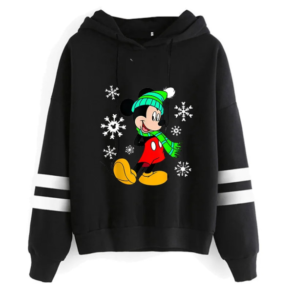 Sweatshirts Ny Y2k 90-tal Kawaii Tecknad Anime Sweatshirt Minnie Mouse Luvtröja Kläder Flicka Pojke Musse Hoody Topp Huvtröjor 5023 S