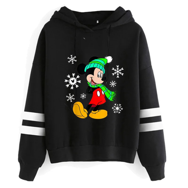 Tröjor New Y2k 90s Kawaii Cartoon Anime Tröja Minnie Mouse Hoodie Kläder Flicka Pojke Mickey Hoody Top Hoodies 5034 XL