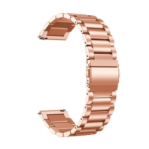 Klockarmband för Samsung Galaxy Watch 3 4 5 Pro 40 44 45 mm band 4Klassiskt 42 mm 46 mm band i rostfritt stål Active2 Amazfit Bip3 GTS4 Rose gold Watch 4Classic 42 46