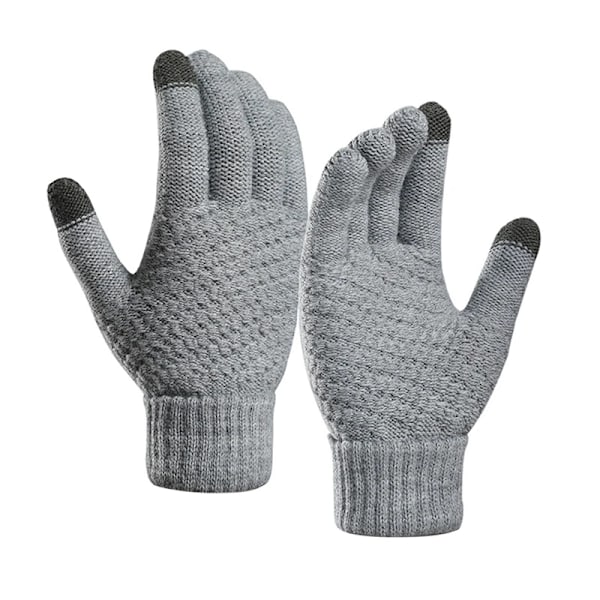 Vinterhandsker til Mænd Kvinder Varme Taktiske Handsker Touchscreen Vandafvisende Vandreture Ski Fiskeri Cykling Snowboard Anti-slip Handsker Style 2-Gray 2XL