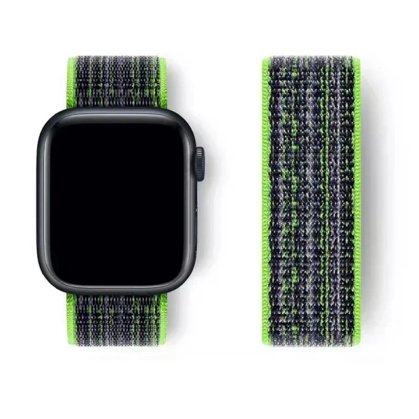 Nylon sportrem för Apple Watch Band 49mm för Nike Watchband Loop Armband iWatch 9 8 7 6 5 se2 Ultra 2 45mm 44mm 41mm 42mm 38 114 green blue 38mm 40mm 41mm