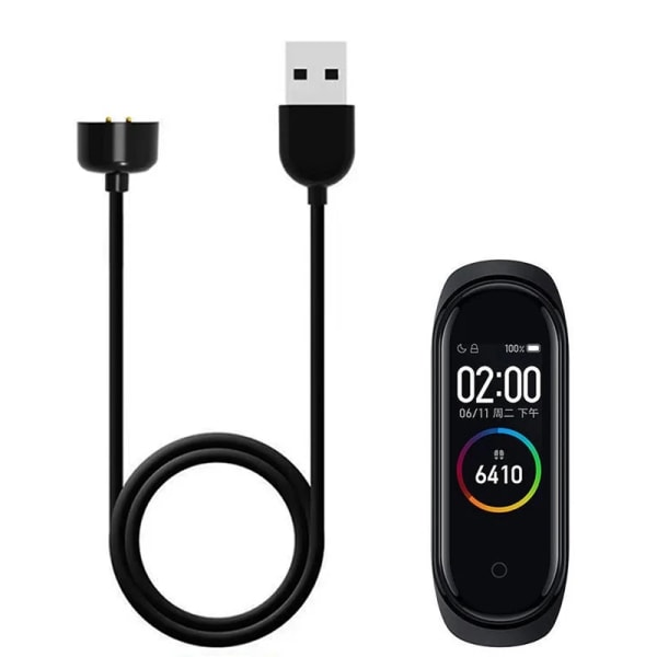 USB -laddarkabel för Xiaomi Mi Band 7 Pro 6 5 Magnetisk laddningsadapter Trådsladd Smart Watch Armband Armband Miband 2 3 4 Miband 3-15cm