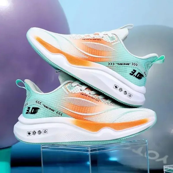 Utan Häl Höst Stora Sneakers Casual Mäns Skateboarders Skor Sommar 2024 Män Sport Top Comfort 2024 Super Mysigt Orange 44