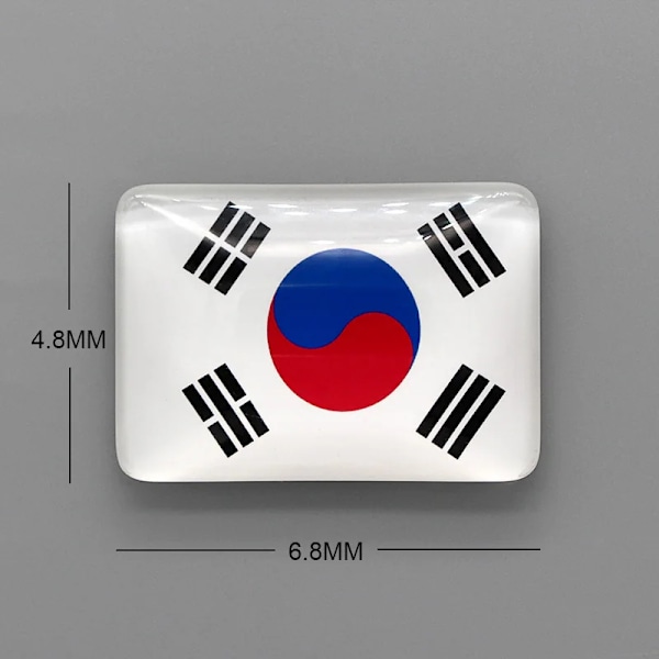 3D magnetic refrigerator Myanmar tourism souvenir in chonglimen South Korea national flag magnet fridge magnets collection gifts Flag   Korea