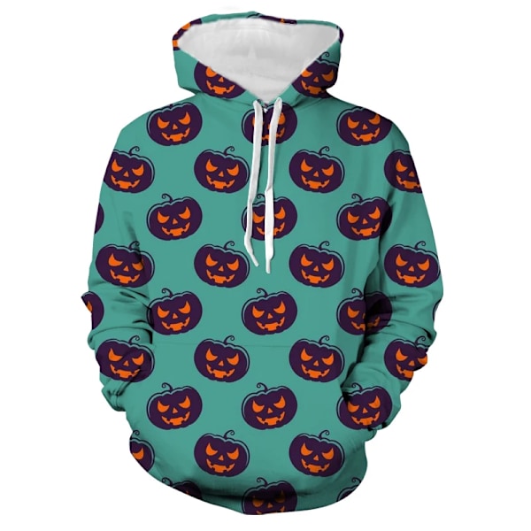 Disney Halloween Hoodie Höst Män Kvinnor Tecknade Mickey Stitch Tryckt Huva Kläder Mode Rock Med Hatt Casual Streetweare W14539 XL