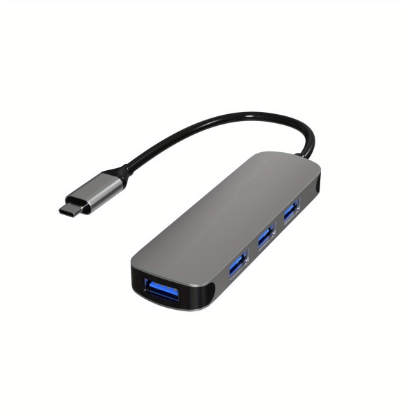 4 portar Hi-speed USB 3.0 Hub USB C Dockningsstation USB Charging Hub Multi Typ C Hub 3.0