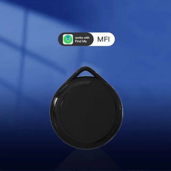 Smart Bluetooth GPS Tracker Fungerar med Find My APP Anti Lose Reminder Device för Iphone Tag Replacement Locator MFI Rated AirTag blackR