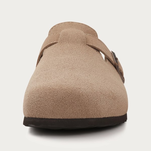 Pallene Classic Cork Clogs Tofflor Kvinnor Slip-On Cork Sandaler Och Clogs Män Nya Sommaren Unisex Beach Sandaler House Flat Tompar Cow Suede-AT2 37(fit 22.5cm)