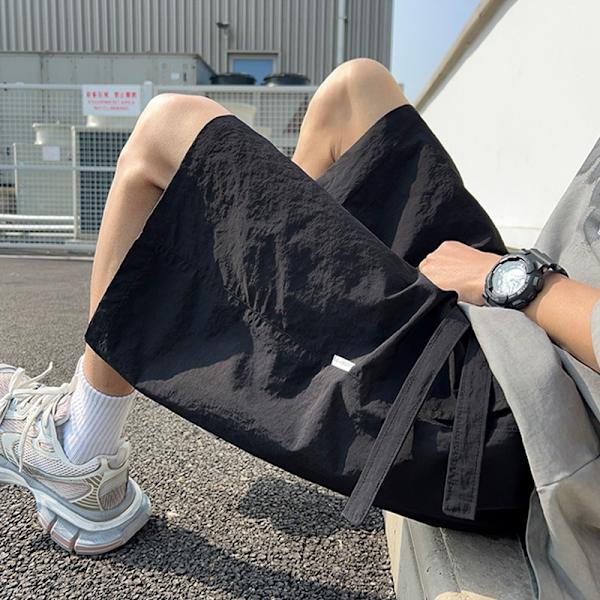 Snabbtorkande Shorts Mäns 2024 Populär Sommar Utomhus Amerikanska Sport Femte Byxor Lös Plus Storlek Pirate Short S Blue M