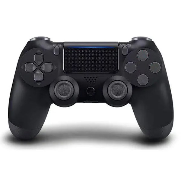 Langaton ohjain Bluetooth ilman viivettä peliohjain Ps4 Ps3-konsolille Pc-joystickit Kuusiakselinen kaksoisvärinä logolla BLACK no logo