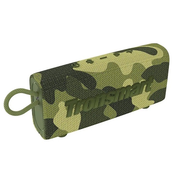 Original Tronsmart Resa Bluetooth 5.3 Högtalare Dubbeldriver Bärbar Högtalare Med Ipx7 Vattentät Sann Tråd Stereo För Friluftslus trip Camouflage