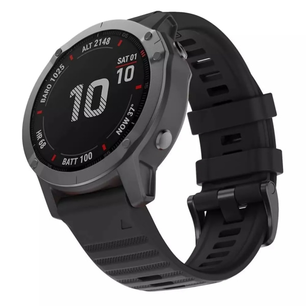 26 22 20MM silikonarmband för watch för Garmin Fenix ​​6X 6 6S Pro 7X 7 Easyfit Armband Fenix ​​5 5X 5S Plus Smartwatch Armband Purple 26mm Fenix 5X 5XPlus