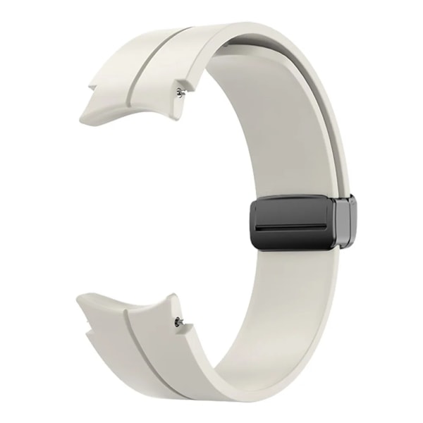 No Gap Silikonrem För Samsung Galaxy Watch 5/4 40mm 44mm 5 Pro 45mm Original Magnetiskt armbandsband För Watch 4 Klassiskt bälte starlight