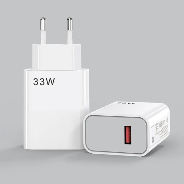 Xiaomi 120W Usb Snabb Laddare Mobiltelefon Adapter Qc 3.0 Snabbladdning 6A Usb Typ C-Kabel För Samsung Xiaomi Huawei 33W Charger 6A Cable