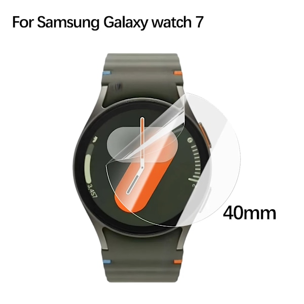 Pehmeä Hydrogel-kalvo suojaava Samsung Galaxy Watch 7 40mm 44mm Watch7 Ultra 47mm Ei lasia Watch 7 40MM 3PCS