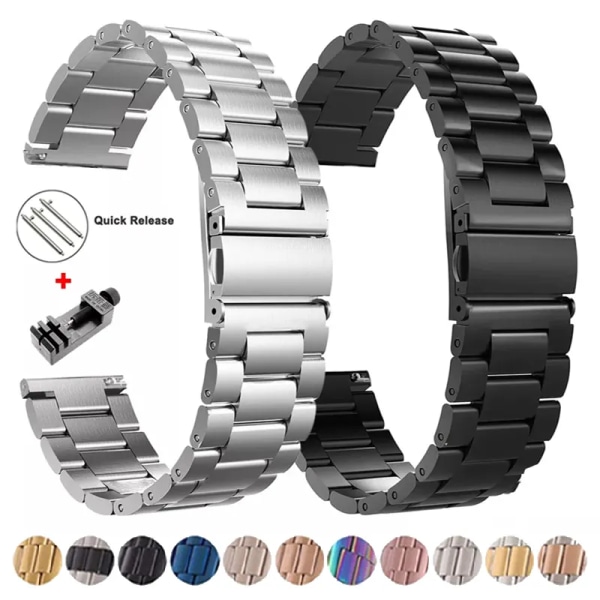 22 mm 18 mm 24 mm 20 mm Starlight watch i rostfritt stål för Samsung Galaxy Watch 3 4 5 Pro 40 mm 44 mm 42 mm 46 mm Active2 SG-TOOL 20mm