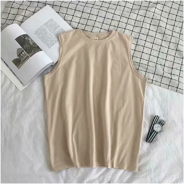 Vest Mænd Udendørs Fashion Street Hip-Hop Sport Undershirt Par Sommer Slid Student Bas Ærmeløs Toptøj Hjoon Brande Purple L