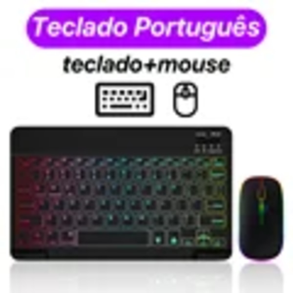 Bakgrundsbelyst Portuguese set