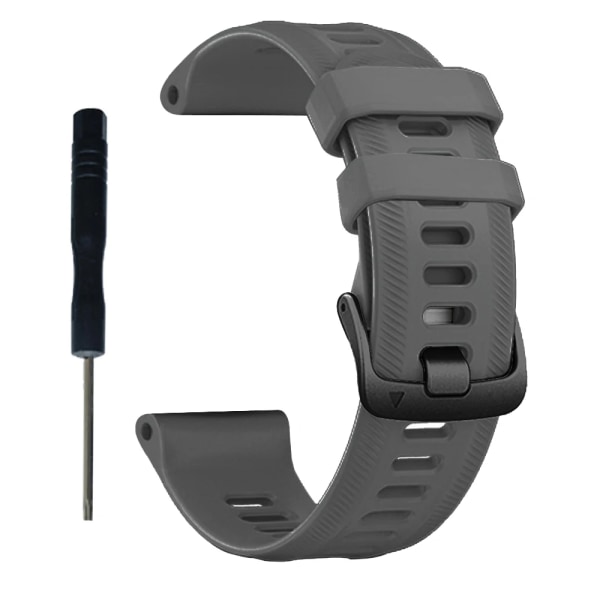 Sport Silikonrem för Garmin Forerunner 965 955 Solar 945 935 745 Armband Watch 22mm Ersättningsarmbandsarmband Dark grey For Forerunner 945