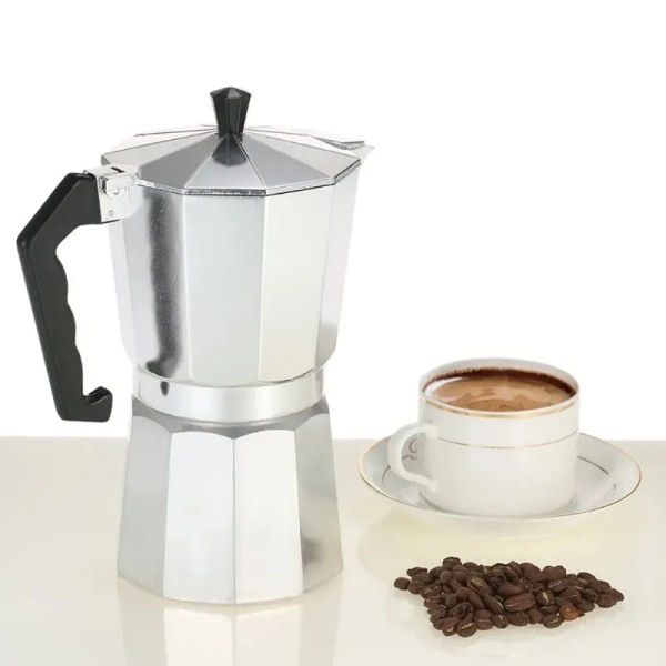 Cafetière Durable en Aluminium, Percolateur, Pratique, Moka, Machine à Expresso 50ml