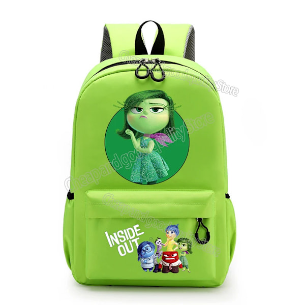 Disney Inside Out 2 Skolpåse Tecknad Anime Kid Kid Flicka Knapsack Tonåring Tryckt Ryggsäck Studentbok Väska Rucksack Barn TNTG 83S-TNTG 72X Medium