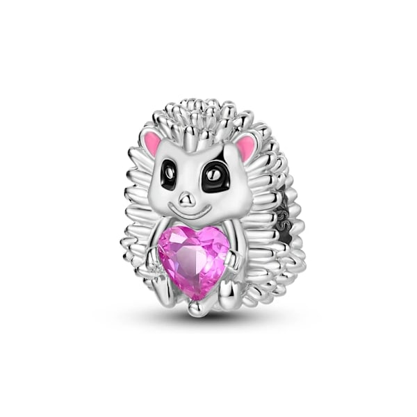 Nya Style Charm Passa Pandora Original Armband 925 Sterling Silver Clip Charms Kärlek Hjärta Zircon Bead Diy Smycker Bröllopsgåva SEC1103