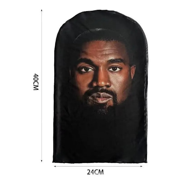 Ny 3D Tryckt Kändis Mask Full Ansikte Rapper Mask Rolig Kostym Cosplay Vuxen Andas Mjukt 04 >8Y