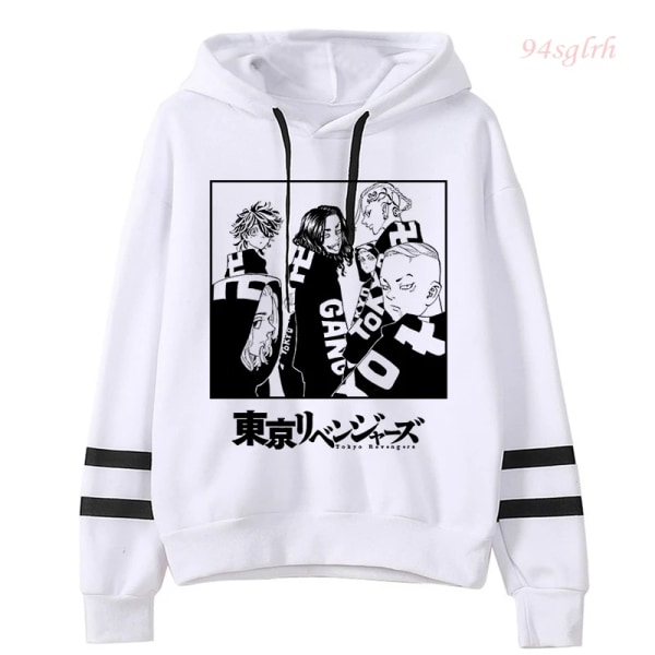 Heta Tokyo Revengers Printed huvtröjor Manjiro Sano Manga Grafisk hoodie Harajuku Fashion Streetwear Unisex hiphoptröjor Man 39073 XL