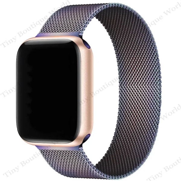 Metallrem för Apple Watch Band 49 mm 44 mm 40 mm 45 mm 41 mm 42 mm 44 mm pulseira correa armband iWatch series 9 8 7 se 5 6 Ultra 2 Muti For 42mm 44mm-45mm