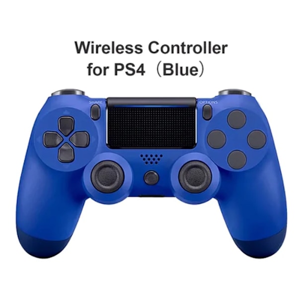 Ohjain PS4 Slim Pro -peliohjain, langaton Bluetooth-peliohjain Dual Vibration -peliohjain Playstation 4:lle, PC:lle, iOS:lle ja Androidille red