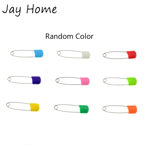 10/20Pcs Säkerhetsstift Av Plast Huvud 4/5. 5Cm Säkerhet Låsning Baby Tyk Blöj Blöja Pins Spännen Diy Nålen Stifts Sy Leveranser 10pcs 4cm