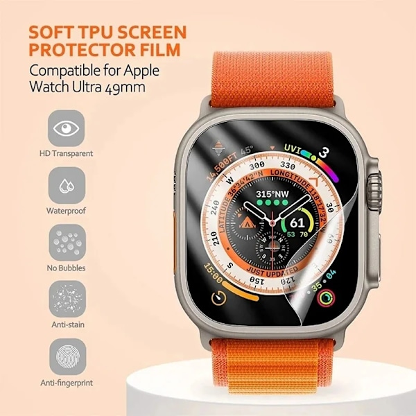 49Mm Se Film Skærmbeskyttelse Til 49Mm Apple Watch Series 8 9 Ultra Iwatch T900 Ultra S8 Ultra X8 X8 10 PCS