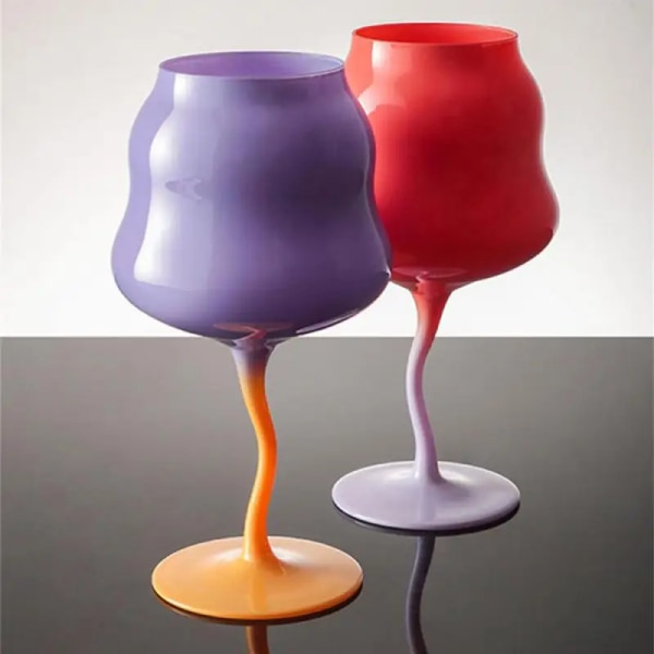 490 ml rödvinsglas retrokristall vincocktailbägare för att dricka fruktjuice och mjölk teparty Barware Dryckesartiklar Presenter 02 7.5x6x18.5cm