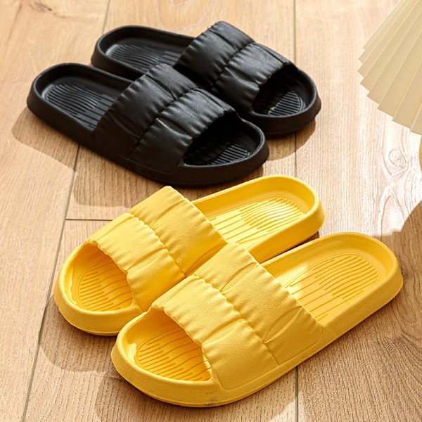 Mjuka Tunga Tofflar Tjocka Plattform Sandaler Inomhus Utomhus Dam Sandals Strandskor För Kvinnor Eva Ej Slip Flip Flops Reutrala White 38-39