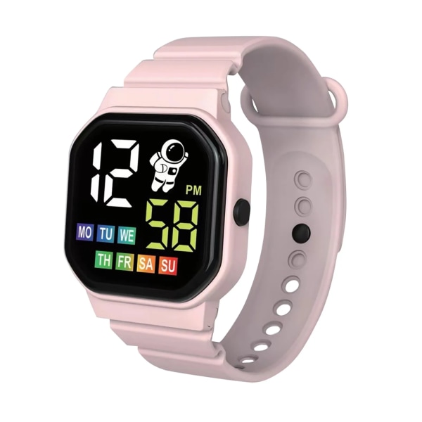 Flerfärgad smart watch för barn pojke flicka mode sportarmband LED digitala armbandsur Smartwatch för barn Vattentät U