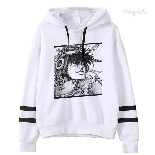 JOJO Bizarre Adventure Japansk Anime Hoodie Unisex Jojo Kawaii Manga Graphic Oversized Sweatshirt Harajuku Fashion Streetwear 100 L