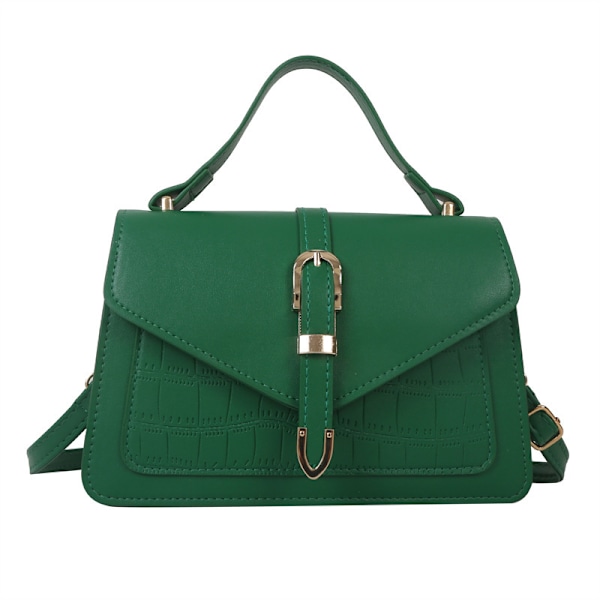 Special-Interest Design Taske Kvinder 2023 Sommer Ny Mode Enkel Skulder Crossbody Casual Pendler Bærbar Lille Firkantet Taske Green