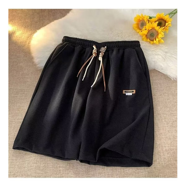 Enkelt Nya Sportbyxor Casual Byxor Modemärke Lös Byxor Mäns Ungdom Mode Trendy Solid Färg Apricot XXL